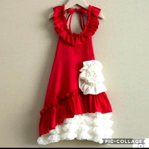 Red Pixie Girls Dress size 12